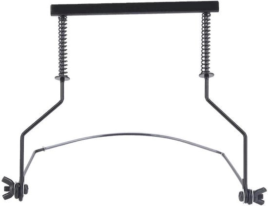 Supporto per Chitarra con Flessibili in Gomma Anticras - Adatto per 10 Fori - Leggero e Comodo - Supporto per Armonica