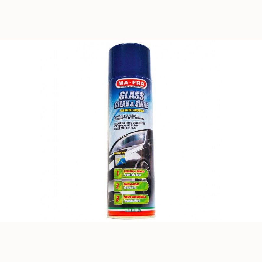 GLASS CLEAN E SHINE-SGRASSATORE VETRI E CRISTALLI MAFRA
