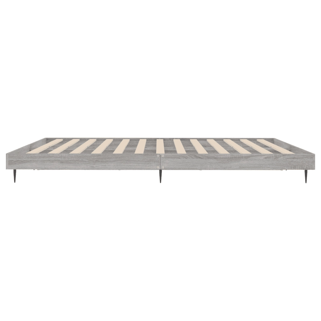 Giroletto senza Materasso Grigio Sonoma 180x200 cm Truciolato