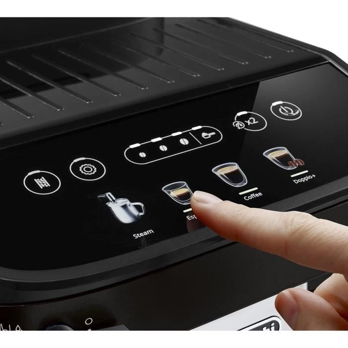 DELONGHI ECAM290.22.B - Macchina caffè Magnifica Evo Espresso Crusher - 1450W - 3 bevande - 1,8L - 250g di grani
