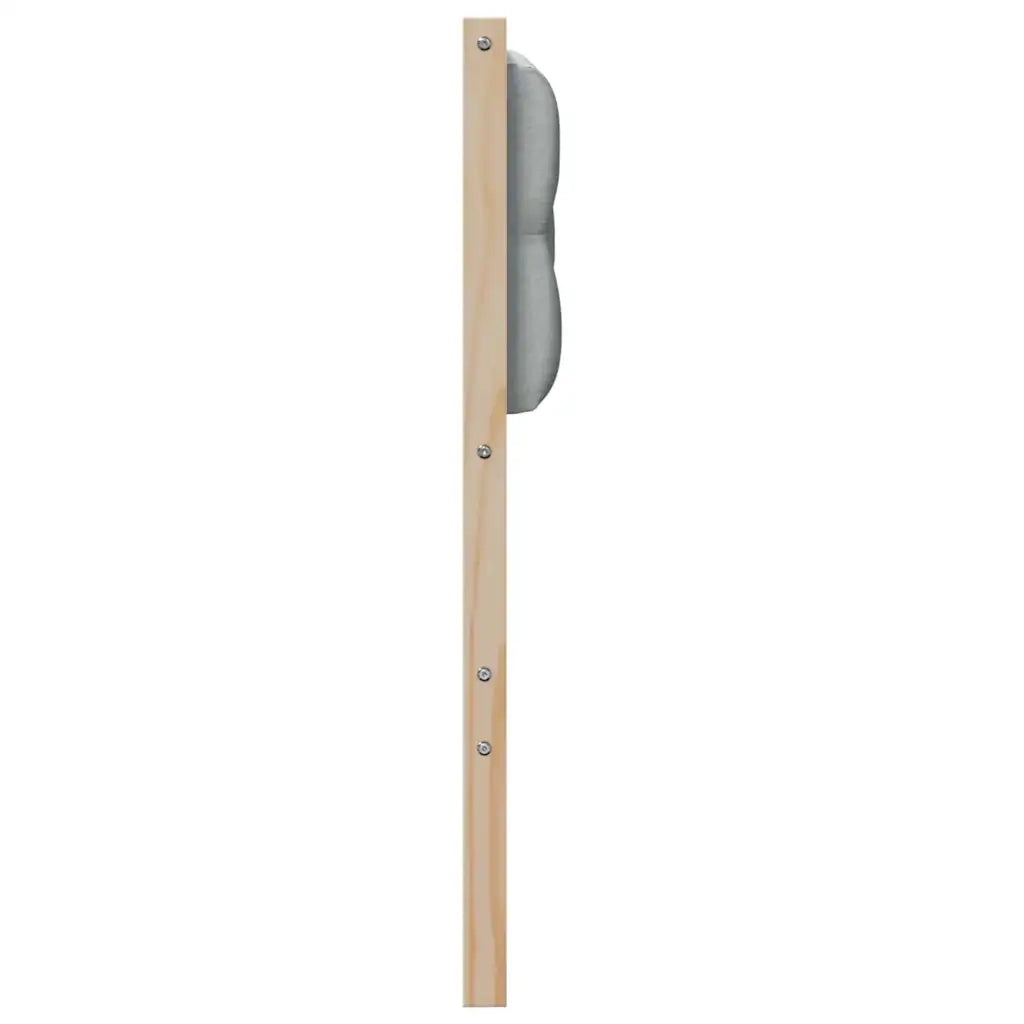 Testiera Marrone e grigio chiaro 120 cm Legno di pino massello