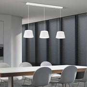 LÚZETE - DUQUESA LAMPADA DA SOFFITTO A 3 LUCI IN METALLO BIANCO