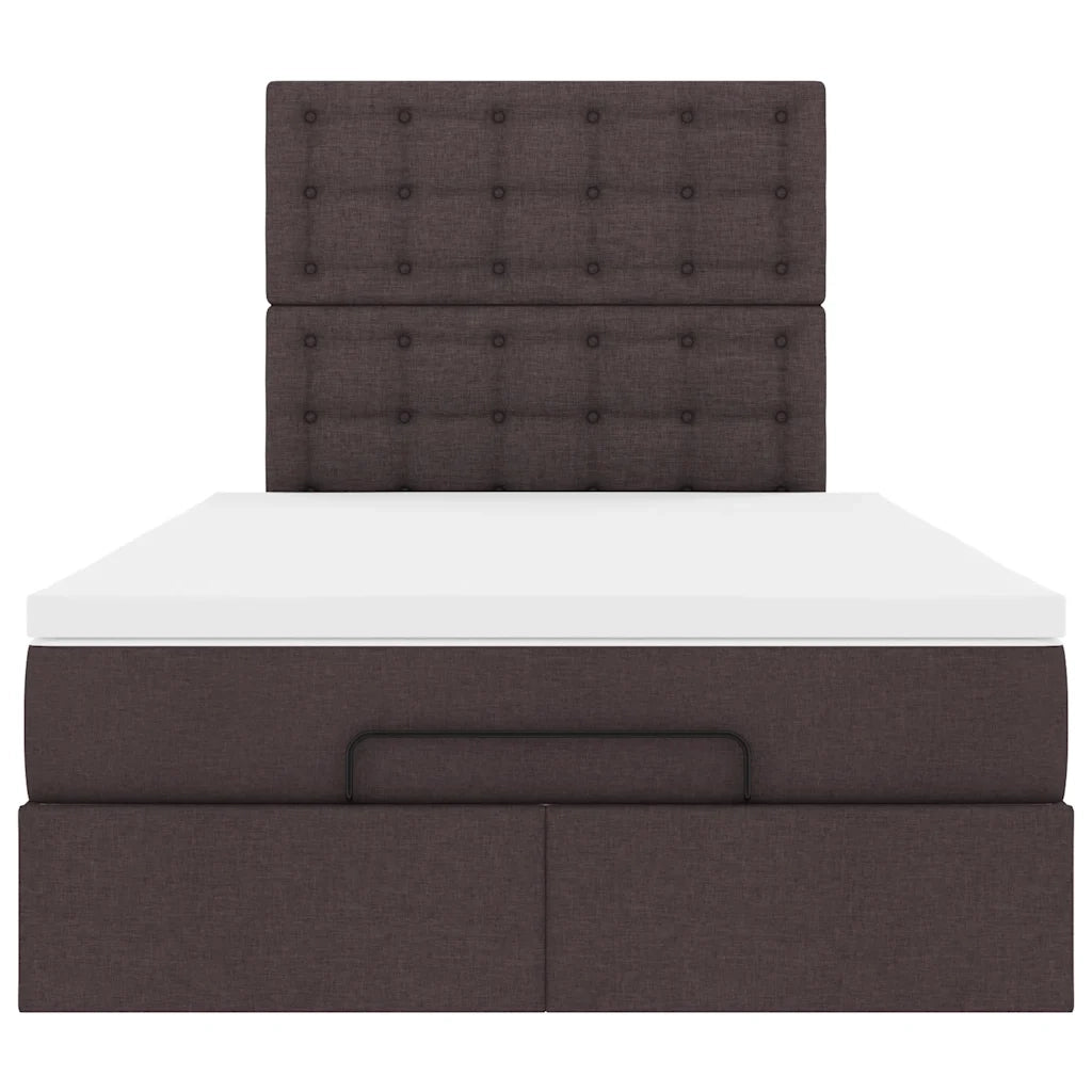 Struttura Letto Pouf con Materasso 80x200 cm in Tessuto 3314158