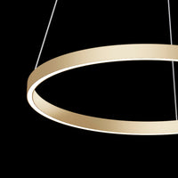 Lampada pendente Modern in Alluminio Rim Ottone