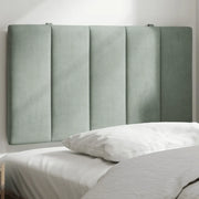 Cuscino Testiera Hanko Grigio Chiaro 80 cm in Velluto 374643