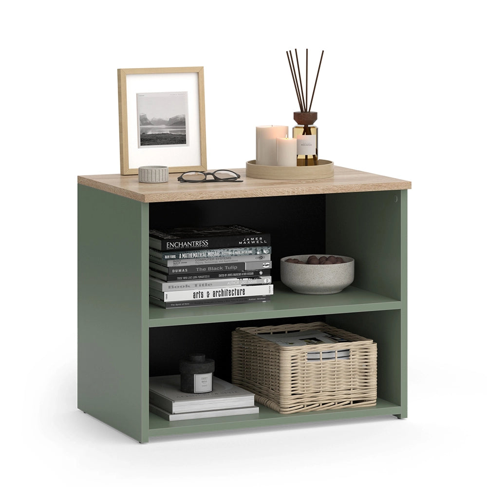 Vicco Mobile tv Verde 60 x 50 cm con 2 scomparti