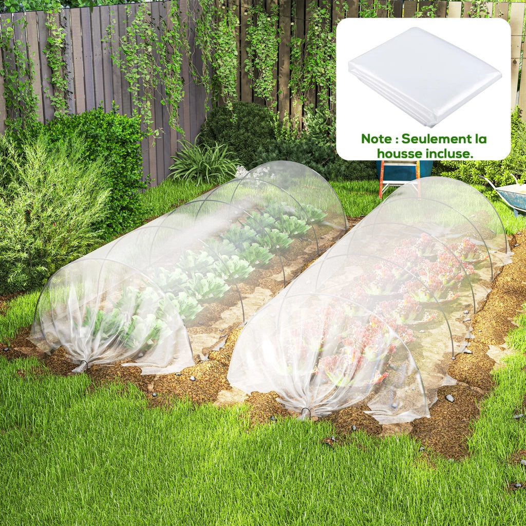 Telo per Serra in Polipropilene Trasparente ¨C zephmum ¨C 6x10 m 150g/m2