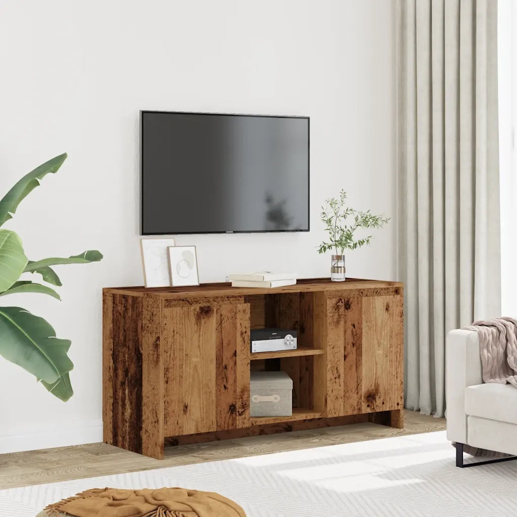 Mobile Porta TV Legno Antico 102x37,5x52,5 cm Legno Multistrato 856782