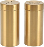 Sale in Acciaio Inossidabile Zuppa Pepe Shaker - Contenitore Erbe Erbe Shaker - Riempiuto Zuppa Polvere - 2 Pezzi.
