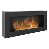 Siena - Camino a bioetanolo da parete 90x12xH40 cm