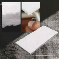 Lana in fibra di ceramica per ricambio bruciatore camino a bioetanolo 30x20xH2,5 cm