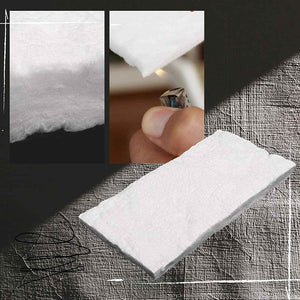 Lana in fibra di ceramica per ricambio bruciatore camino a bioetanolo 30x20xH2,5 cm