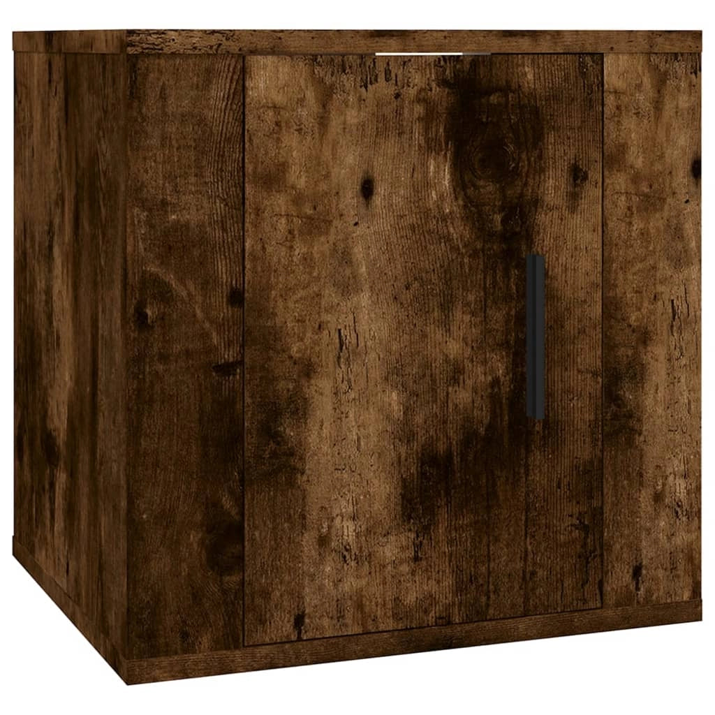 Set di mobili da 2 pezzi comprensivo di armadio credenza mobile TV soggiorno/camera da letto salotto rovere affumicato legno ingegnerizzato marrone 02_0024436