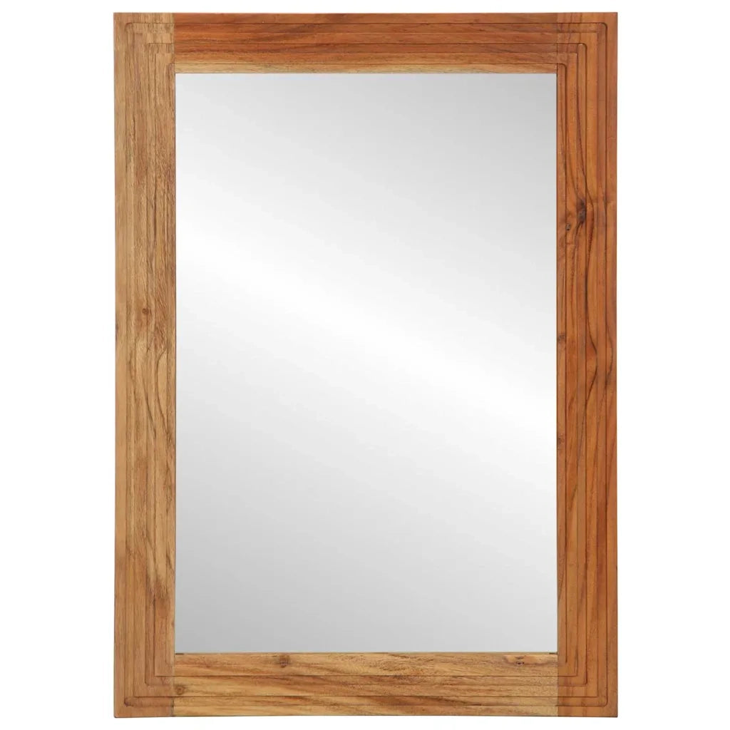 Specchio da Bagno Montaggio a parete marrone 50 x 70 x 3 cm 4017787