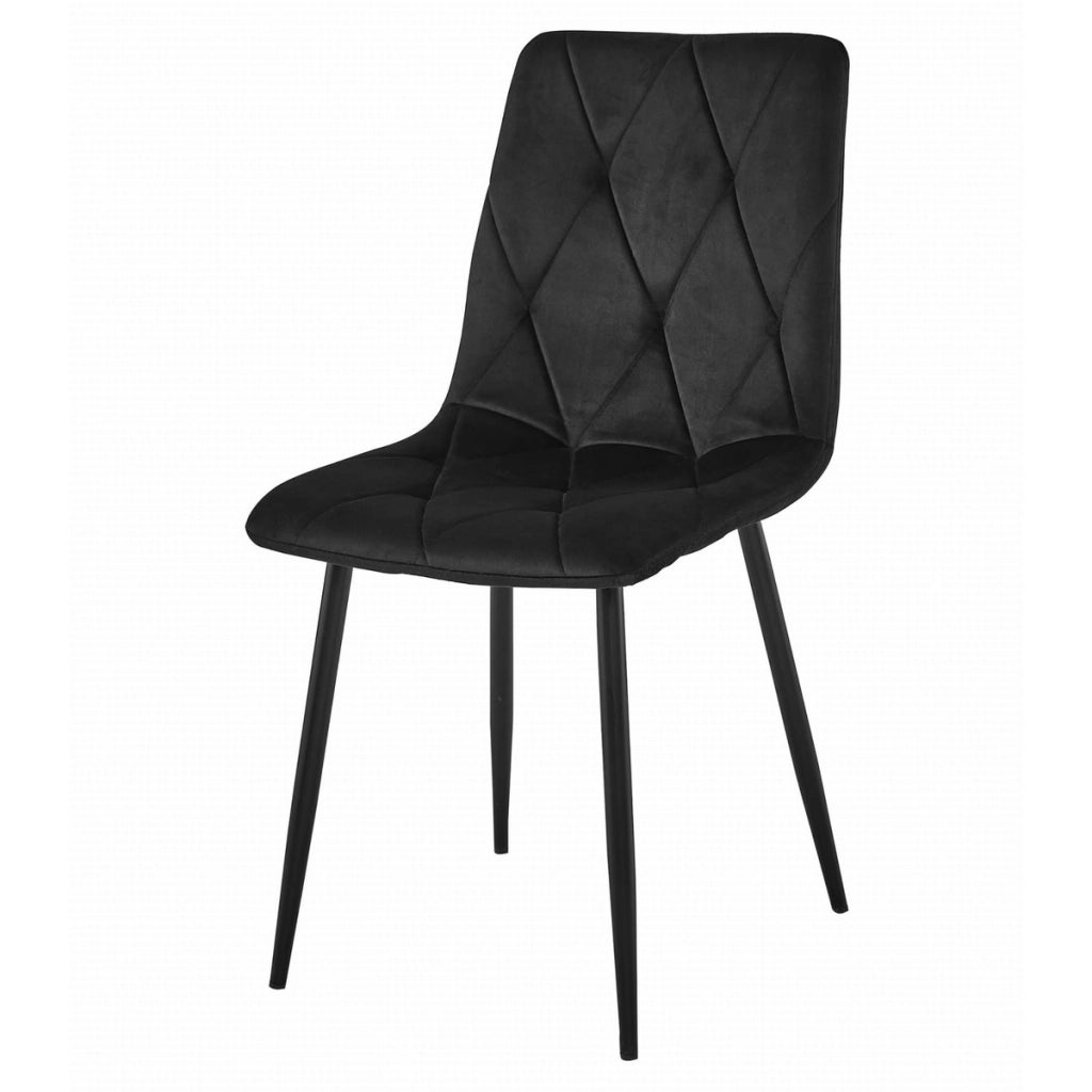 Set Sala da Pranzo Libra con Tavolo 120x80cm e 4 Sedie in Velluto