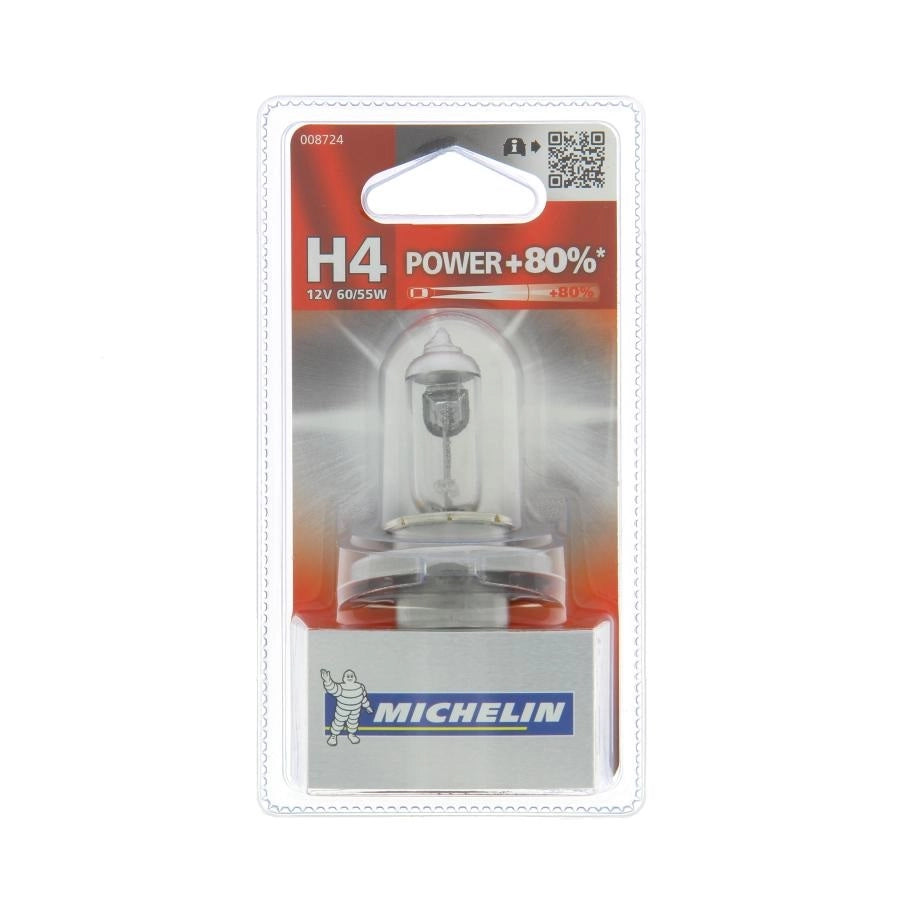 LAMPADINA AUTO H4 12V 55W MICHELIN POWER +80%