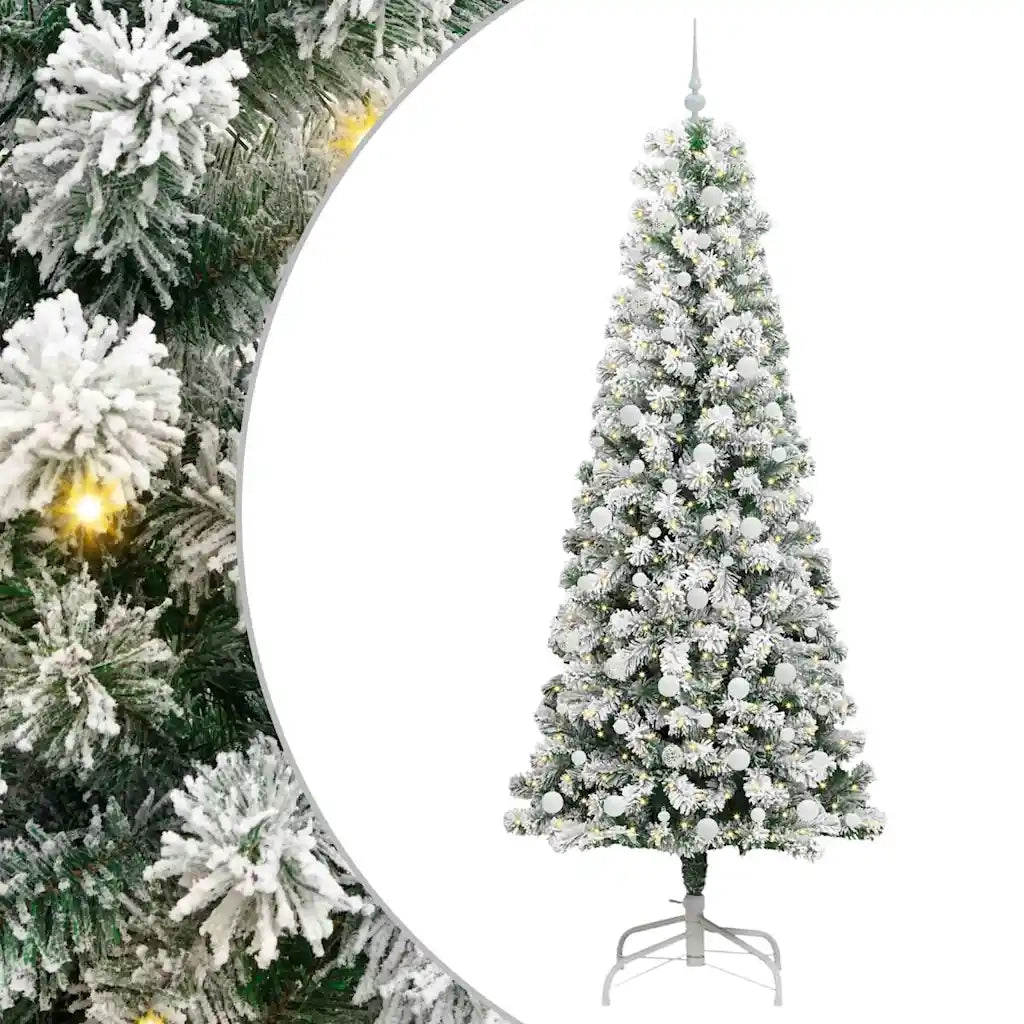 Albero di Natale Artificiale con Rami Pieghevoli 240 cm 3395616