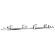Kit Binari Porta Scorrevole 183 cm Acciaio Inossidabile Argento CFW5826650