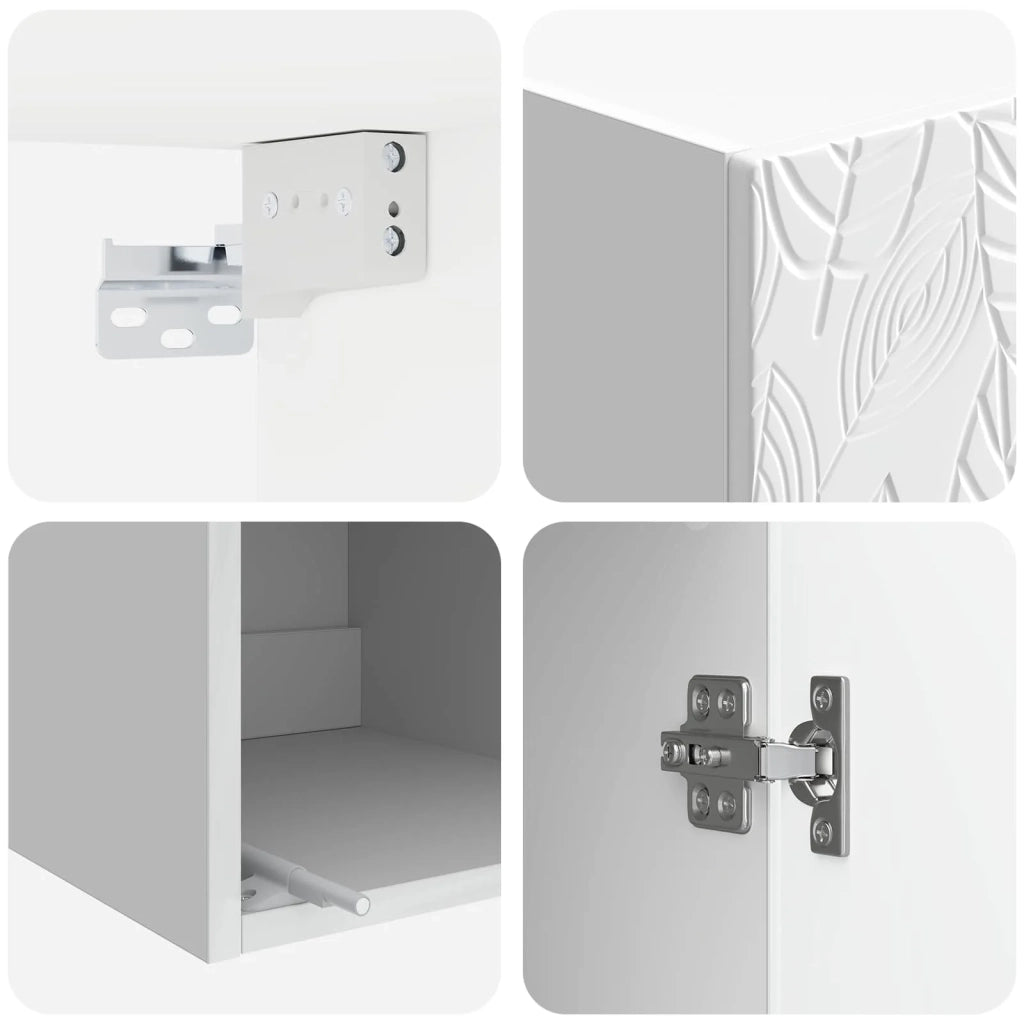 Mobiletto a muro 33 x 34,5 x 90 cm Legno ingegnerizzato 898759