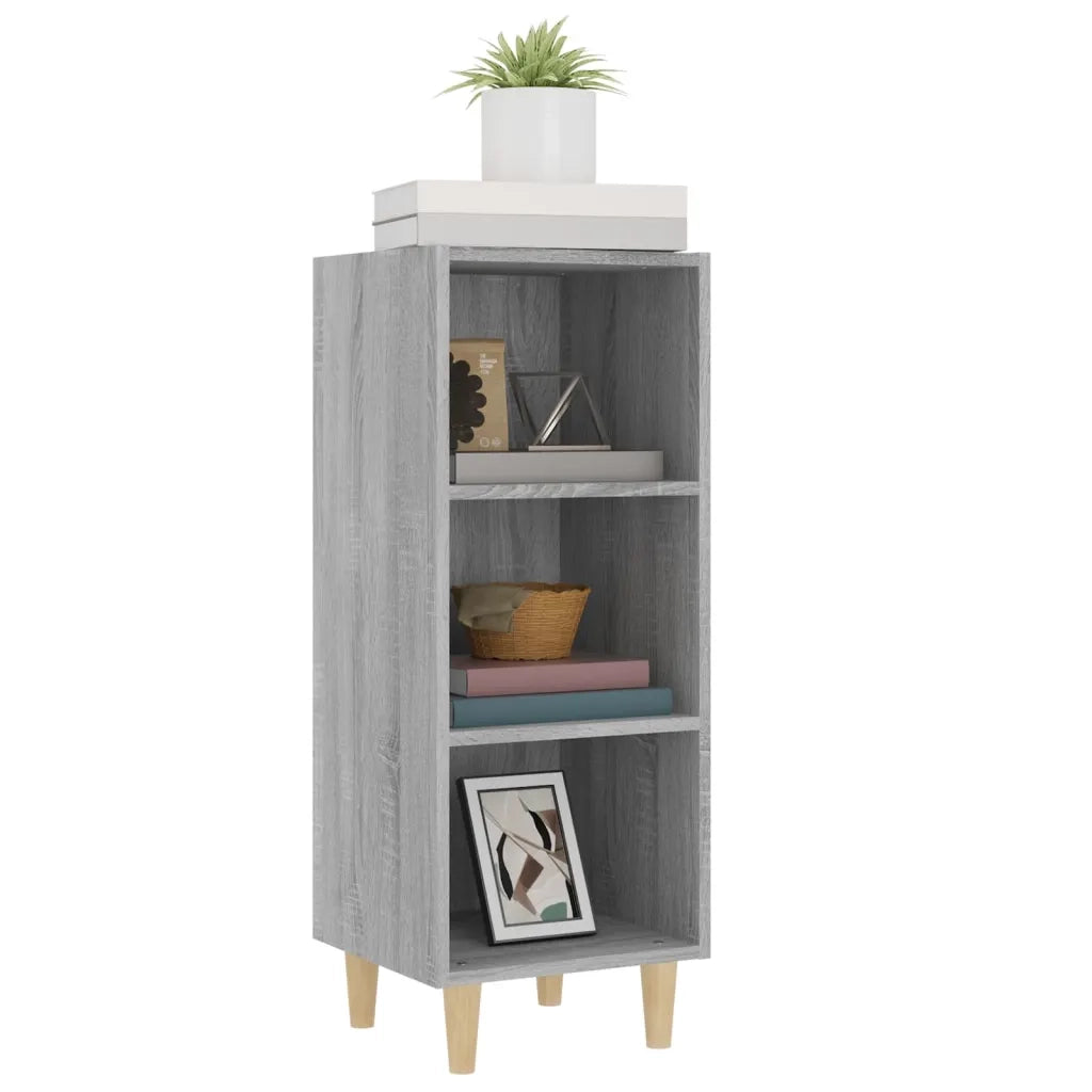 Credenza Grigio Sonoma 34,5x32,5x90 cm in Legno Multistrato 817421
