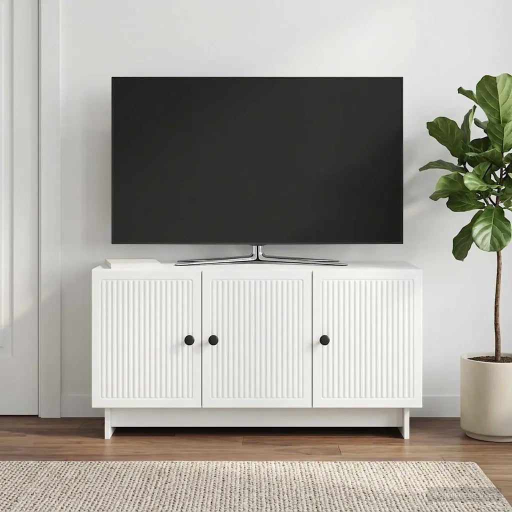Mobile TV Bianco 99 x 34,5 x 50 cm Legno ingegnerizzato 894025
