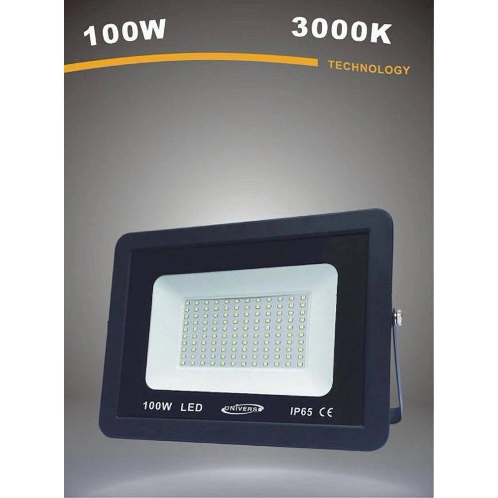 Trade Shop - Faretto Led Proiettore Da Esterno 100w Nero Ip65 Luce 6500k 4000k 3000k -