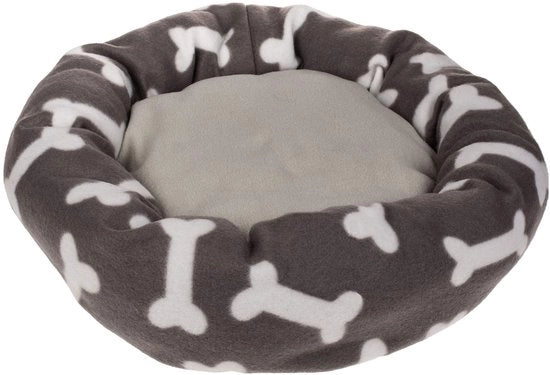 Cuscino per cani - Sovrappensiero - Cuscino per cani - Divano per cani - Fondoscala antiscivolo - Orlo alto - Ovale 47x40x11cm