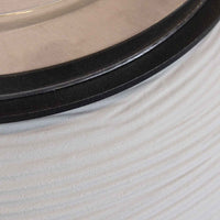 Botticelli - Camino a bioetanolo da terra, braciere da giardino ø 40xH54 cm, colore bianco