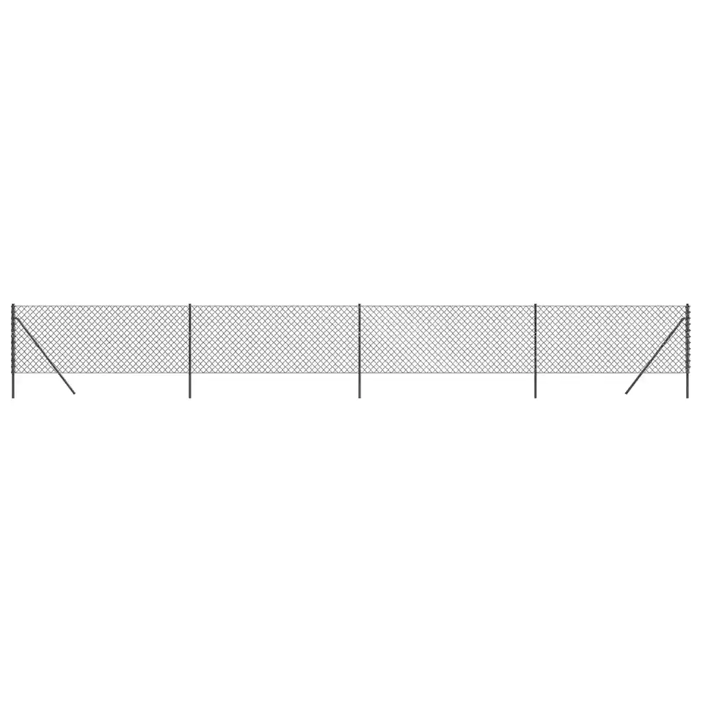 Recinzione a Rete Antracite 1x10 m 153953