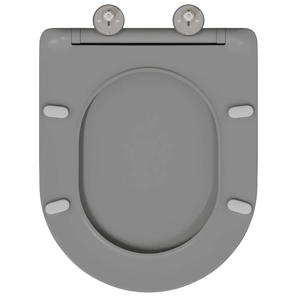 Sedile del WC Grigio 47 x 36 x 3,4 cm Duroplast CFW4031963