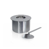 Bruciatore a bioetanolo per camino 1,5 L, in acciaio inox ø17 cm