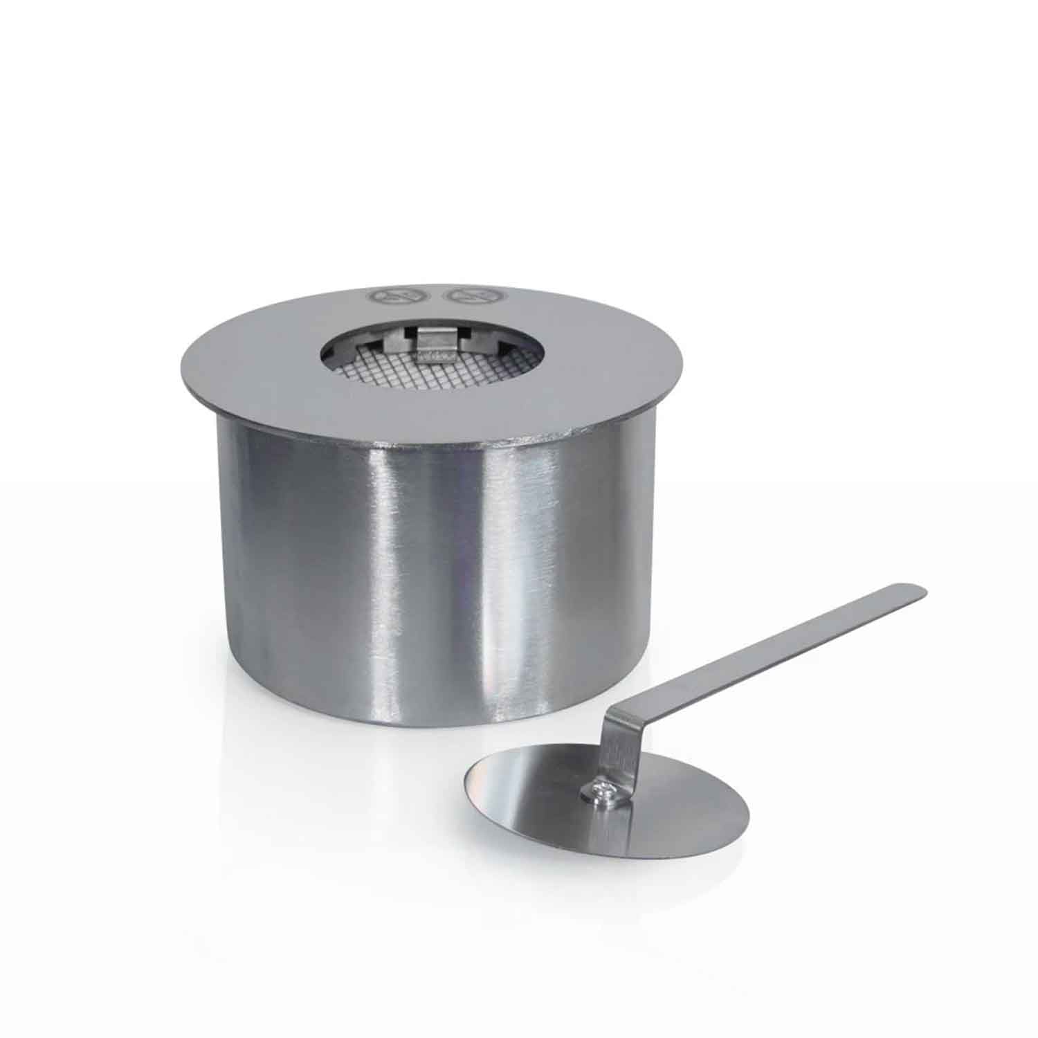 Bruciatore a bioetanolo per camino 2 L, in acciaio inox ø20 cm