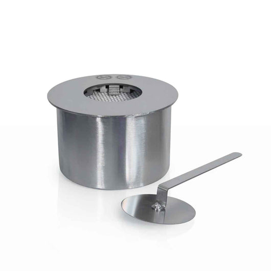 Bruciatore a bioetanolo per camino 2 L, in acciaio inox ø20 cm