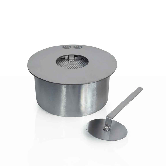 Bruciatore a bioetanolo per camino 2,5 L, in acciaio inox ø25 cm
