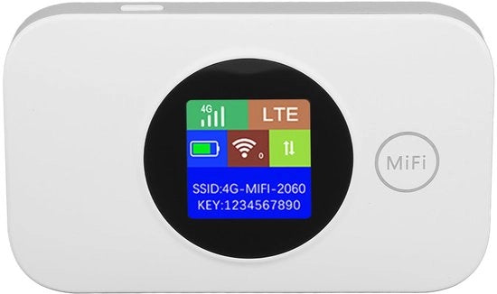 Router 4G Mobilità - Supporta 8-10 Utenti - Batteria 3000 mAh - Fodero per Sim - Migliorata Copertura - Router Wi-Fi Portatile