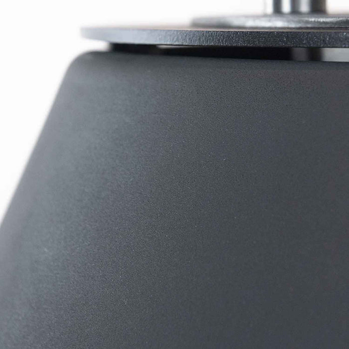 Stromboli - Camino a bioetanolo da terra, braciere da giardino ø 60xH56 cm, colore grigio