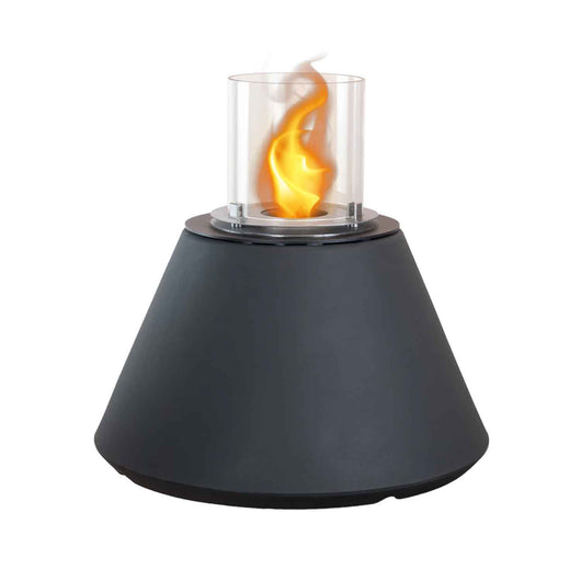 Stromboli - Camino a bioetanolo da terra, braciere da giardino ø 60xH56 cm, colore grigio