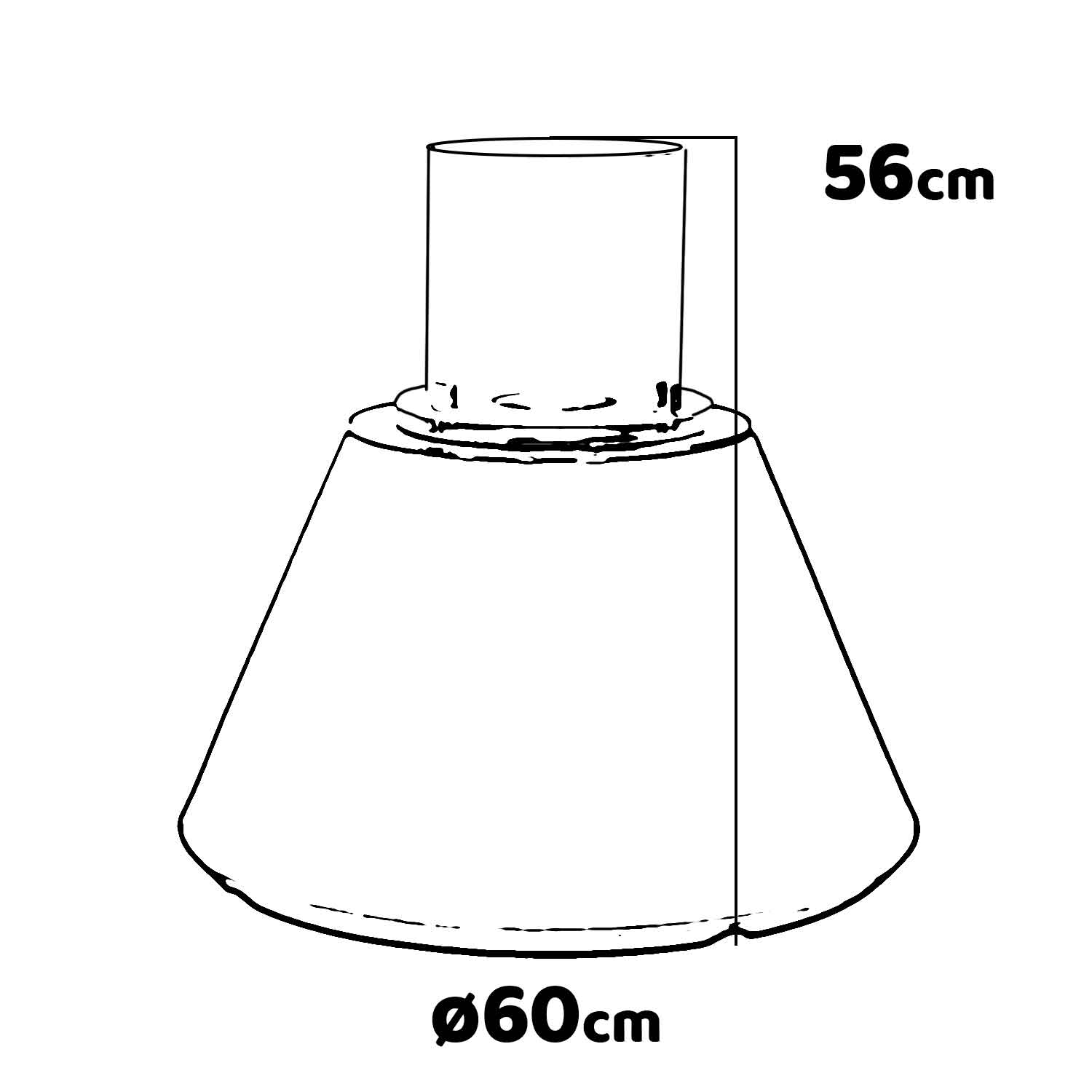 Stromboli - Camino a bioetanolo da terra, braciere da giardino ø 60xH56 cm, colore bianco