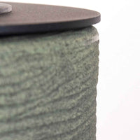 Raffaello - Camino a bioetanolo da terra, braciere da giardino ø 35xH55 cm, colore verde