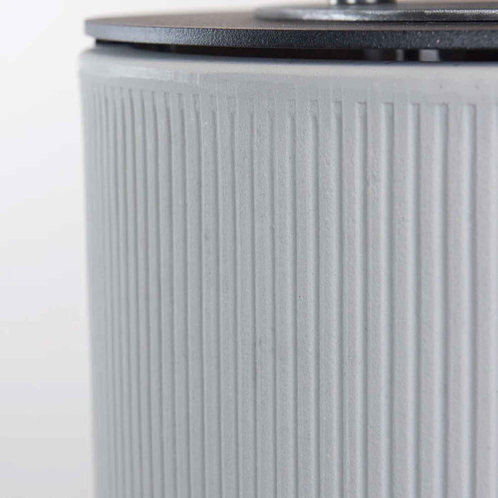 Modigliani - Camino a bioetanolo da terra, braciere da giardino ø 36xH56 cm, colore bianco