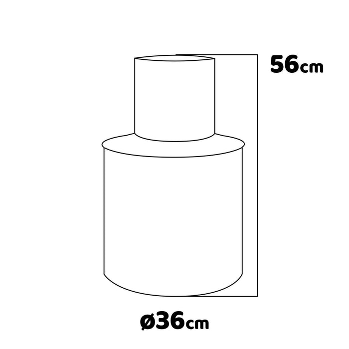 Modigliani - Camino a bioetanolo da terra, braciere da giardino ø 36xH56 cm, colore beige