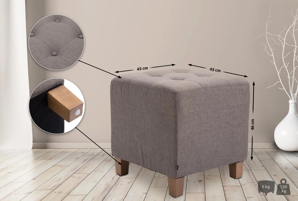 Pouf divano PHARAO Tortora