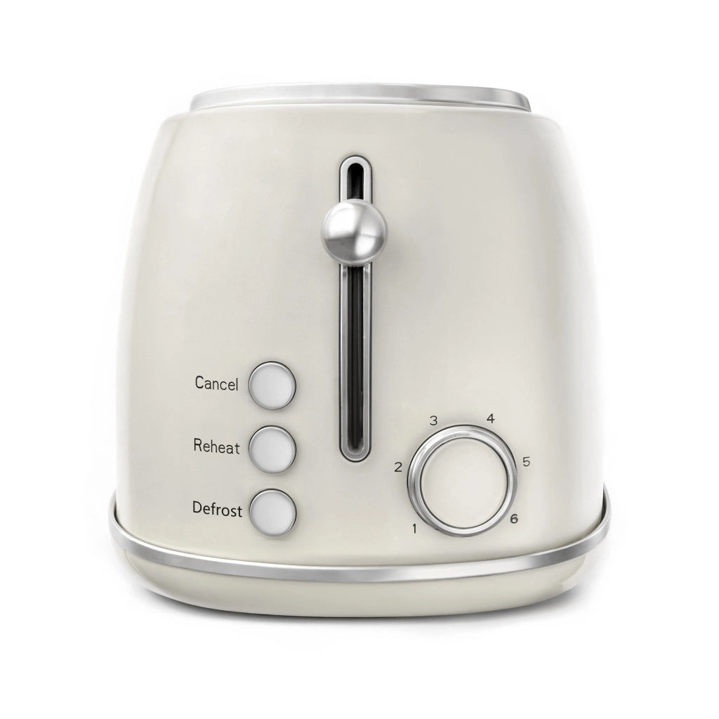Tostapane vintage SWEISS GRV8 fette extra-large 38mm, 1500W, beige