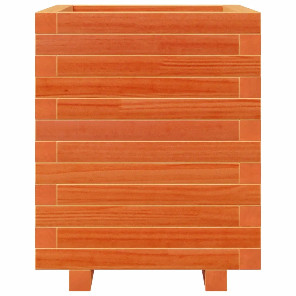 Fioriera Giardino Marrone Cera 40x40x49,5cm Legno Massello Pino 3282511