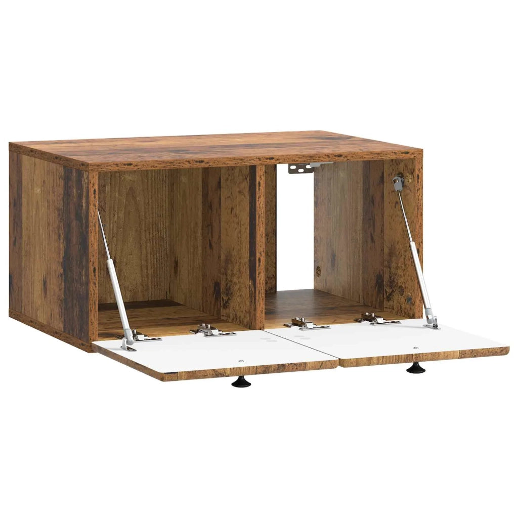 Mobile Porta TV da Muro 59,5 x 41 x 30 cm Legno antico 899193