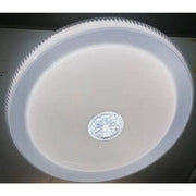 Trade Shop - Plafoniera Con Cristallo Centrale Moderno 50 Cm Led Lampadario Luce 6500k 08364 -