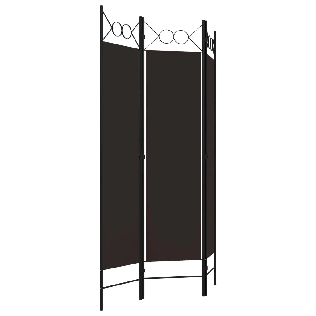 Paravento a 3 Pannelli Marrone 120x180 cm cod mxl 72002