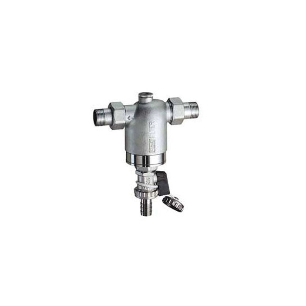 Filtro autopulente Far cromo 1/2 MM con manometro ART. 3943 impianti sanitari