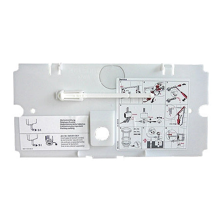 PLACCA DI PROTEZIONE COMPLETA PER TWINLINE 12 CM- GEBERIT- pezzi 1