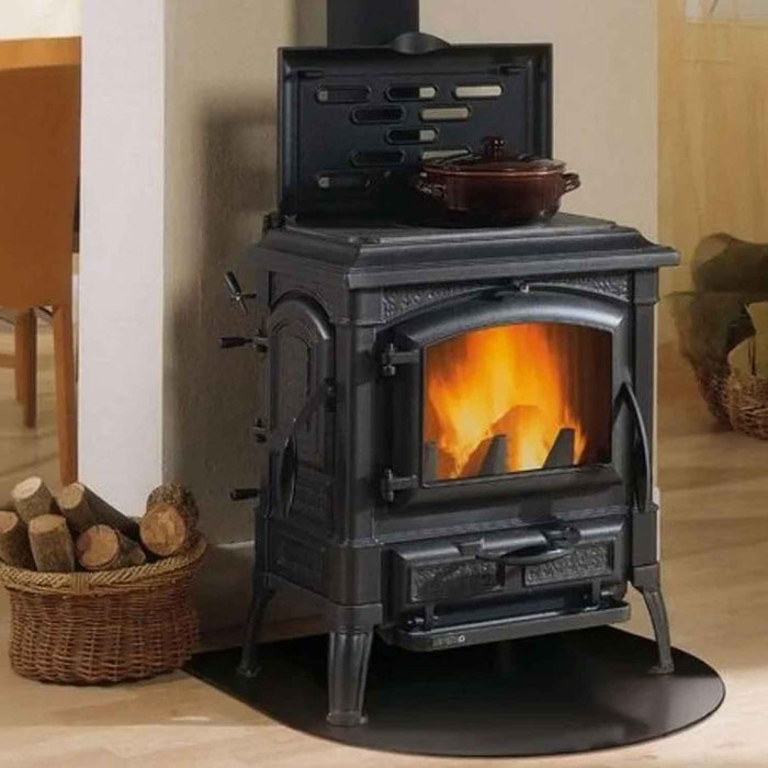 Pedana salvapavimento sotto stufa a legna e pellet in acciaio 80x60 cm